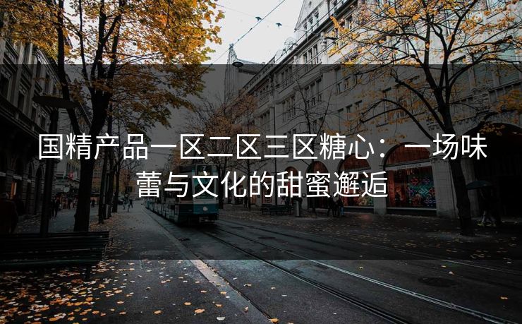 国精产品一区二区三区糖心：一场味蕾与文化的甜蜜邂逅